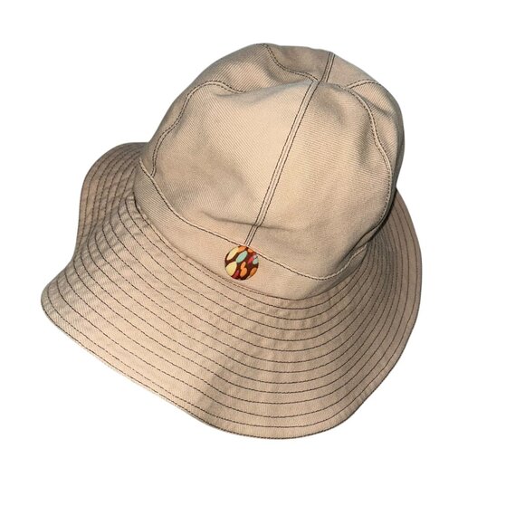 misaharada millinery bone cotton confetti multi color interior sun hat - Picture 6 of 11